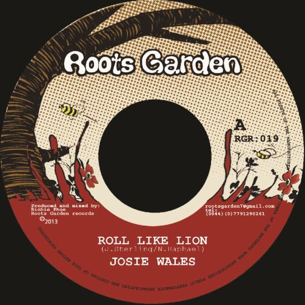 

7inch Record JOSEY WALES - Roll Like Lion RGR019 Roots Garden 2013 UK Reggae, Ska & Dub Used