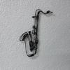 Jazz Saxophone Metal Wall Art, Music Decor for Home