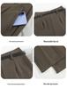 Women's Wide-Leg High Waist Gray Suit Pants - Spring 2026 Collection, Slimming Drape, Loose, Floor-Length, Casual Straight Fit.