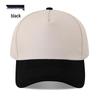 Pure Cotton Patchwork Five-Panel Baseball Cap with Custom Logo Embroidery