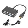 Connection Cable For VGA And Digital Visual Output Supports Two Screen Display With 1080P Quality For PC Notebook Presentation Equipment