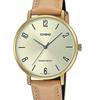 Casio Standard Series Classic Minimalist Elegant Fashion Quartz Movement Leather Strap Watch Women Watches Gold LTP-VT01GL-9B2