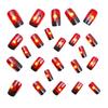 Halloween Fake Nail Set Of 24 Press On Nail With Forest Theme Pink Ghostly Design For Costume Parties Event Decors