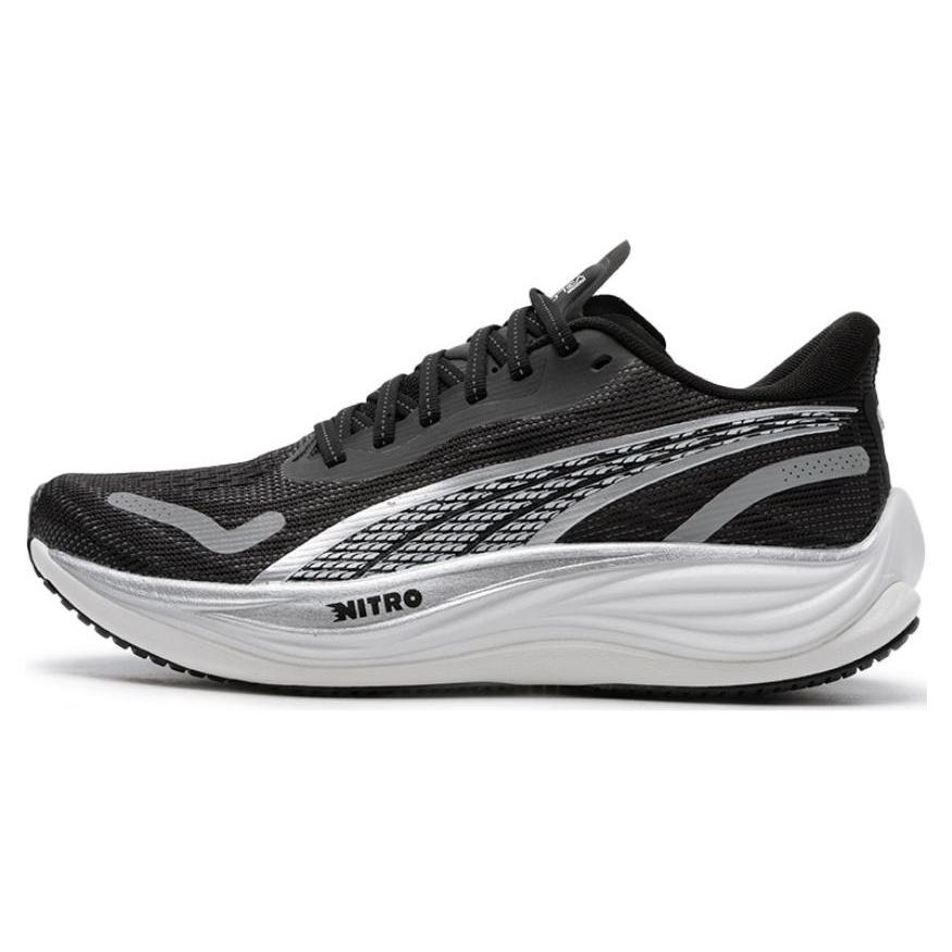 (WMNS) PUMA Velocity Nitro 3 Black Silver Women s 377749-01 EU 35.5