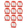 1/5Pairs Enhanced Hinge Clip Spring C-Buckle For Folding Bike Small Foldable Bike Rotating Handle Hardware Accessory