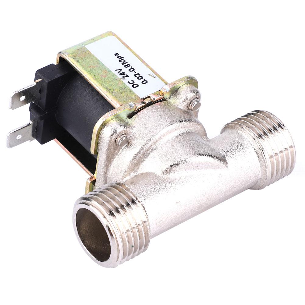 DC24V G12 NC Brass Electric Solenoid Valve Normally Closed Water Inlet Valve