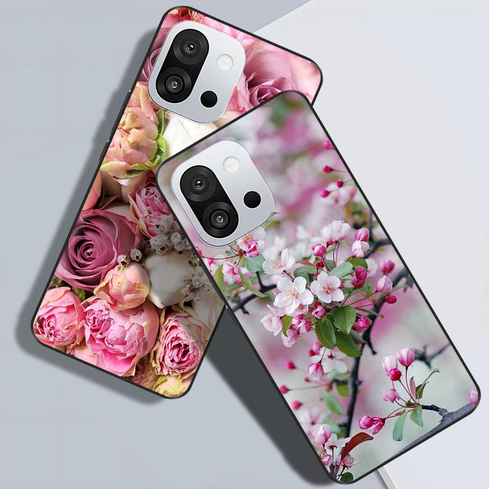 For OnePlus 13T Case Phone Case Soft Silicone Bumper Cover For OnePlus 13T Cases for One Plus 13 T Flowers Fundas Capa