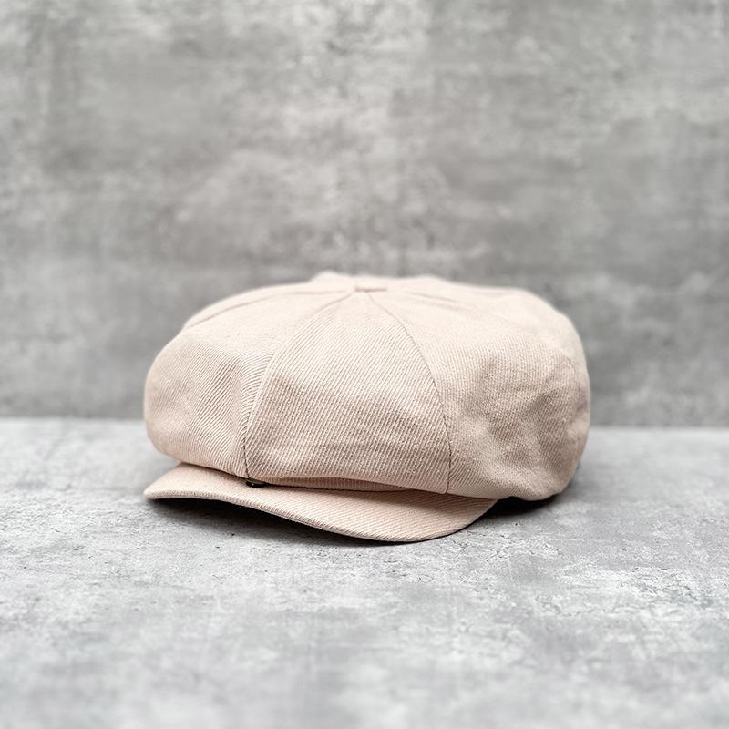 Cotton  Big Size Summer Newsboy Cap Men Twill 8 Panel Hat Baker Caps Retro Gatsby Hats Casual Cap Apple Beret for Male