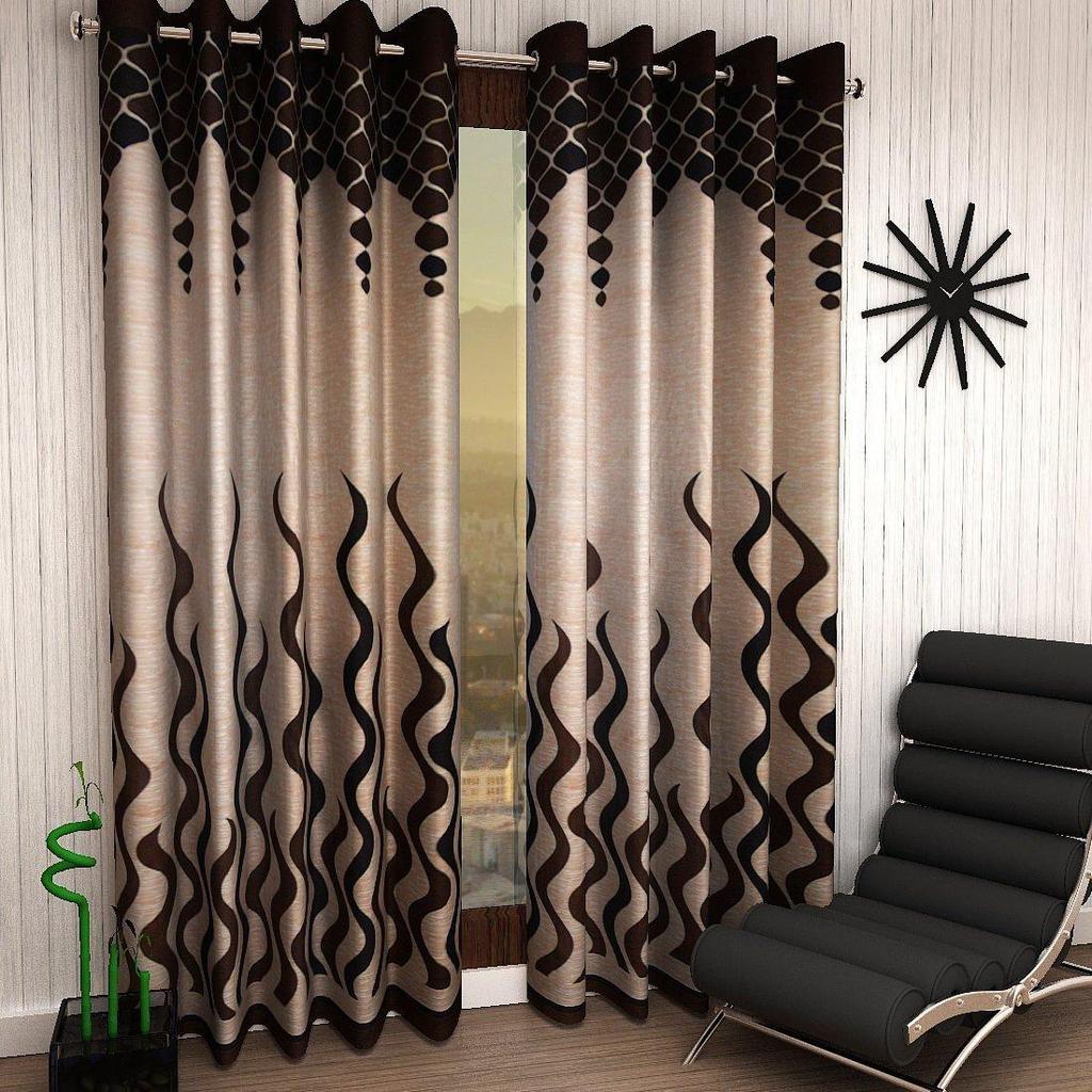 2 Piece Window Curtains - 5 Feet , 6 Feet , 7 Feet , 8 Feet , 9 Feet