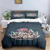 New V-VOLCOM 3D NEW Duvet Cover Pillowcase Bedding Set Adult Boy Girl Bedroom Decoration Children Single Double Large