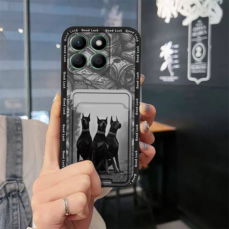 

Противопылевая задняя крышка Чехол для телефона Honor X8b 4G защитный Модный дизайн Слот для карт Противоударный ТПУ Слот для карт Мультяшный Honor X8b 4G