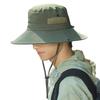 Wide Brim Fishing Hat Foldable Fisherman Hat Fashionable Western Cowboy Hat  Outdoor Camping
