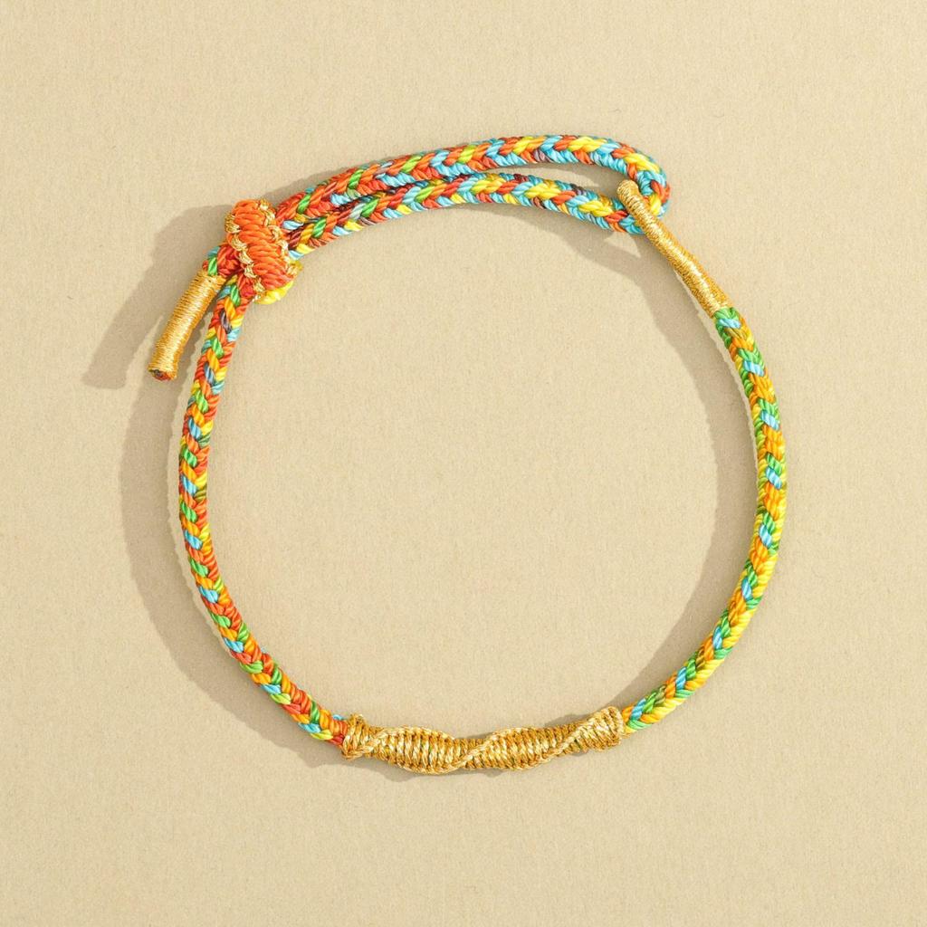 Red String Hand-Woven Ethnic Horse Year Bracelet - Unisex New Year Gift