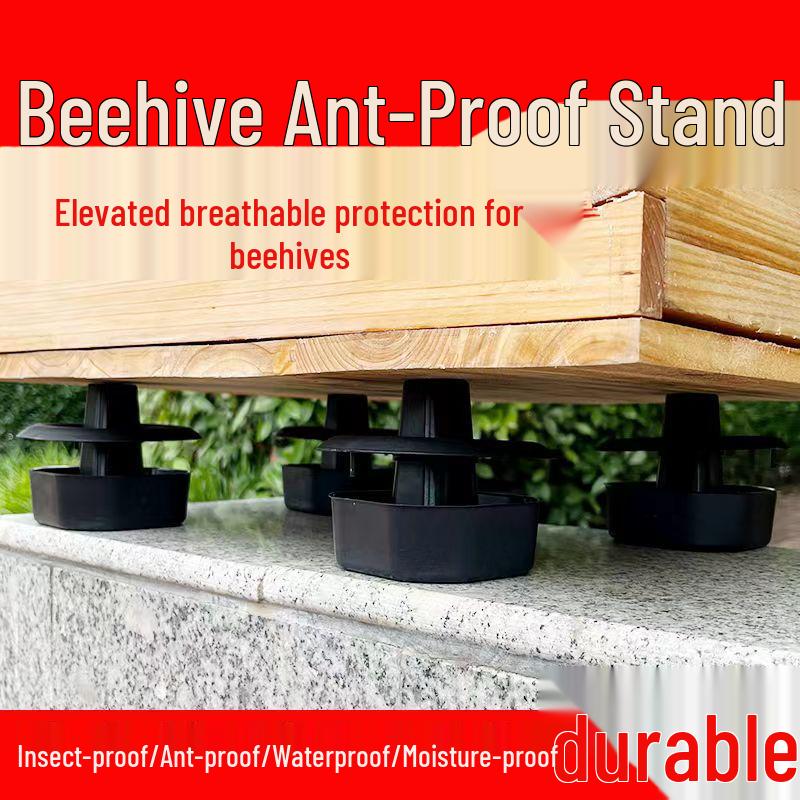 Beehive Ant-Resistant Tray Stand for Beekeeping 1 Beehive Anti-Ant Bracket, Set of 4