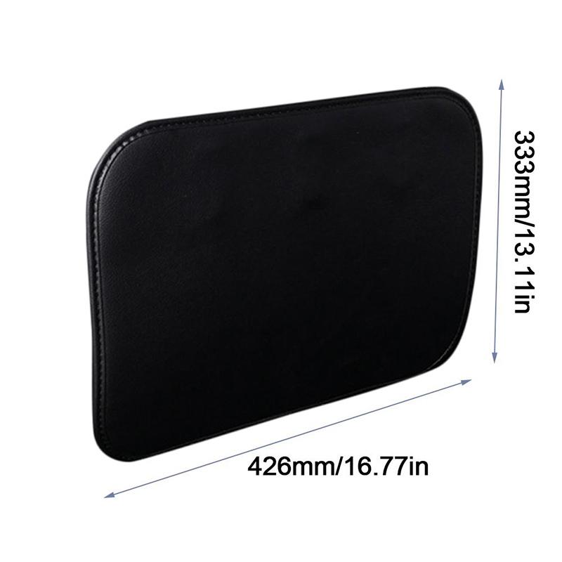 Rücksitzschoner PU-Leder Kratzschutzmatte Kinder Erwachsene Anti-Tritt Schlamm Sauber Aufkleber Bezug Autositz Treten