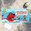Cartoon Clifford the Big Red Dog Towel Shower Sauna Travel Spa Quick Dry Gym Accessories Soft Large Beach Towels