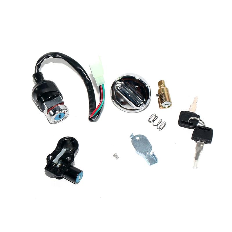 Motorcycle CT70 Lock Set Key Switch Tank Cap Seat Lock For Honda DAX CT70 ST50 70CC