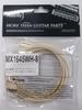 Musiclily Pro Guitar Internal Wiring Cable, 22 Gauge Vintage-Style Cloth Wire (Cloth Covered), White, 8m