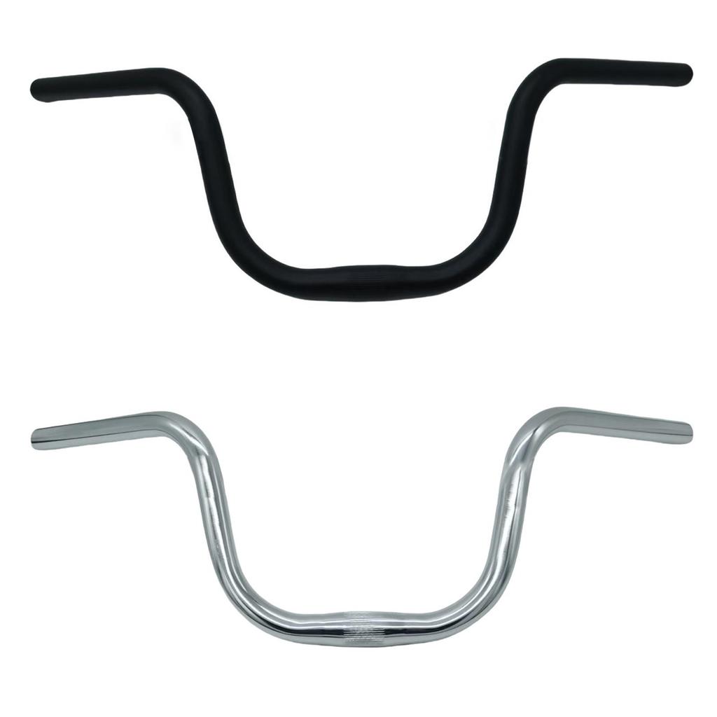 Mountain Bike Riser Handlebar Easily Install 23.6inch Long Bicycle Accessory Silvery