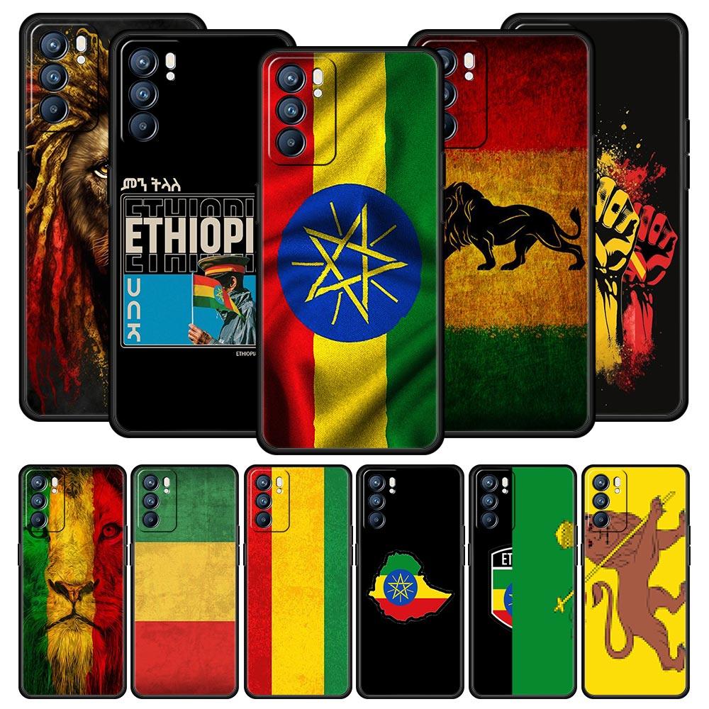 Äthiopien Flagge Handyhülle Für Oppo Reno8 Reno7 Reno6 Pro A54 5G Find X6 X5 A53 A52 A9 A15 A95 A17 A16 A76 A74 A57 A31 Hülle