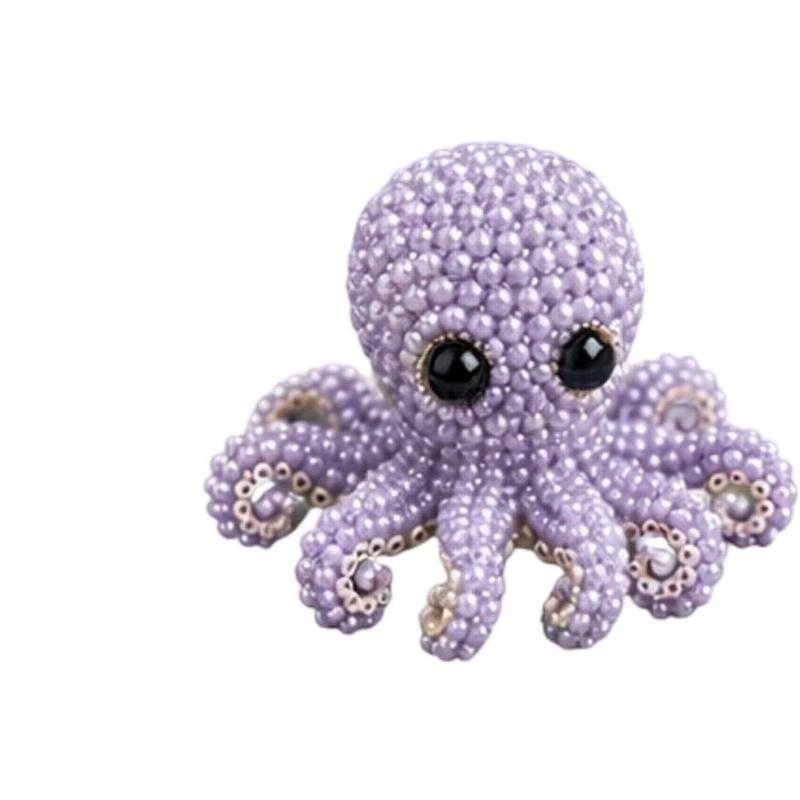 Cute Diy Handmade Colorful Beaded Animal Figurines Material Kit Perfect For Home Desktop Decor Ideal Gifts For Craft Lovers