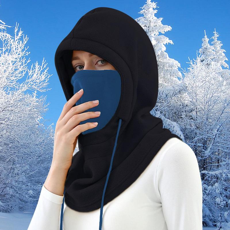 Ski Face Cover Cycling Masque Scarf Headgear Fleece Hood Neck Warmer Ski Masque Windproof Winter Face Cover