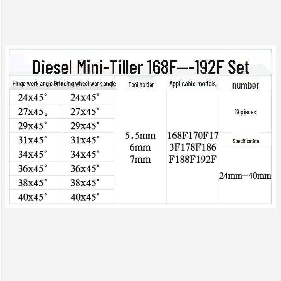 Valve Seat Reamer Grinding Tool for Motorcycle, Automobile, Diesel Engine