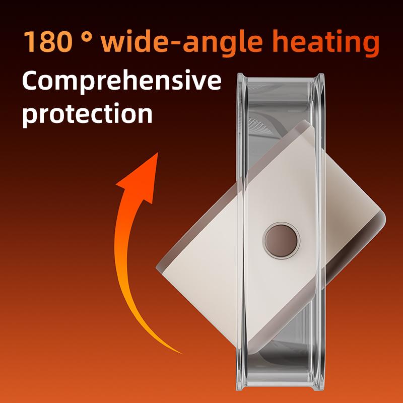 Ventilatore ad Aria Calda Risparmio Energetico Portatile da Scrivania Adatto per Casa e Ufficio Riscaldatore Elettrico Portatile Invernale