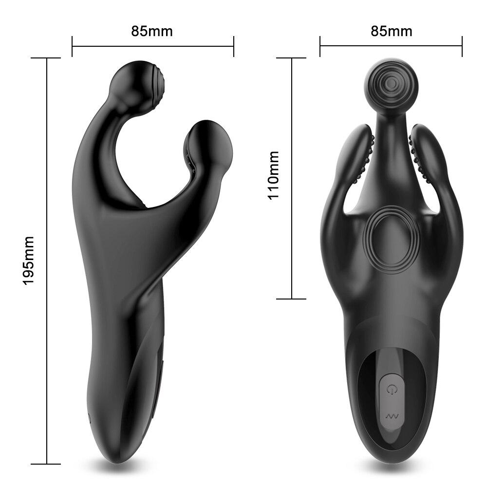 Man Penis Delay Trainer Exerciser Glans Stimulater Massager Mens Vibrator Male Masturbator Equipment Sex Toys Adult 18