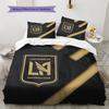 Los Angeles FC Set Copripiumino con Fantasia Decorazione per la Casa Regalo (1 * copripiumino + 2 * federe senza imbottitura)