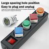1 buc. Priză UE LED Monitor Digital Casnic AC 50V~500V Voltmetru Indicator Luminos Circular Universal AC220V