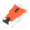 Plastic Chainsaw Sharpening Tool Orange Chain Saw Teeth Sharpener Portable Grinding Stone