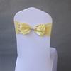 Chair Sash Satin Chair Sash Lycra Bow Tie Wedding Banquet Hotel Party Decoration
