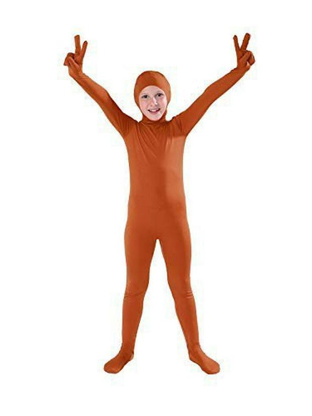 Spider-Man Fluoreszierender Zentai Halbkopf-Bodysuit Jumpsuit für Bühnenauftritt