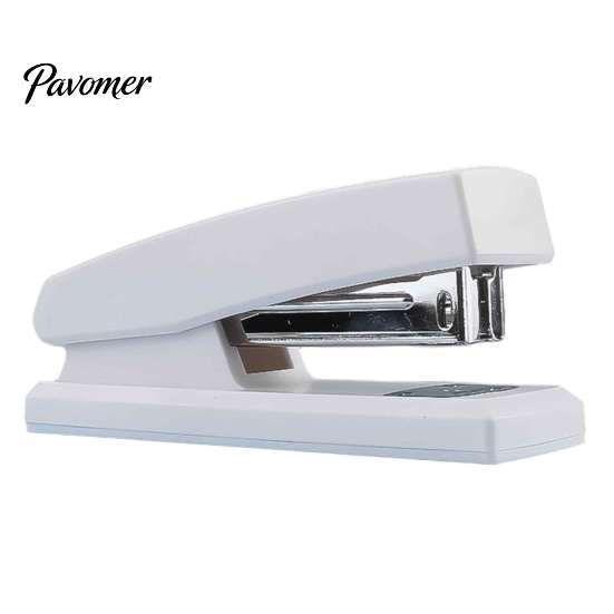 Gift for Colleagues And Friends Mini Stapler, with Ergonomic Curved Design, Handheld Morandi Color Heavy Duty Stapler Office School Home Use