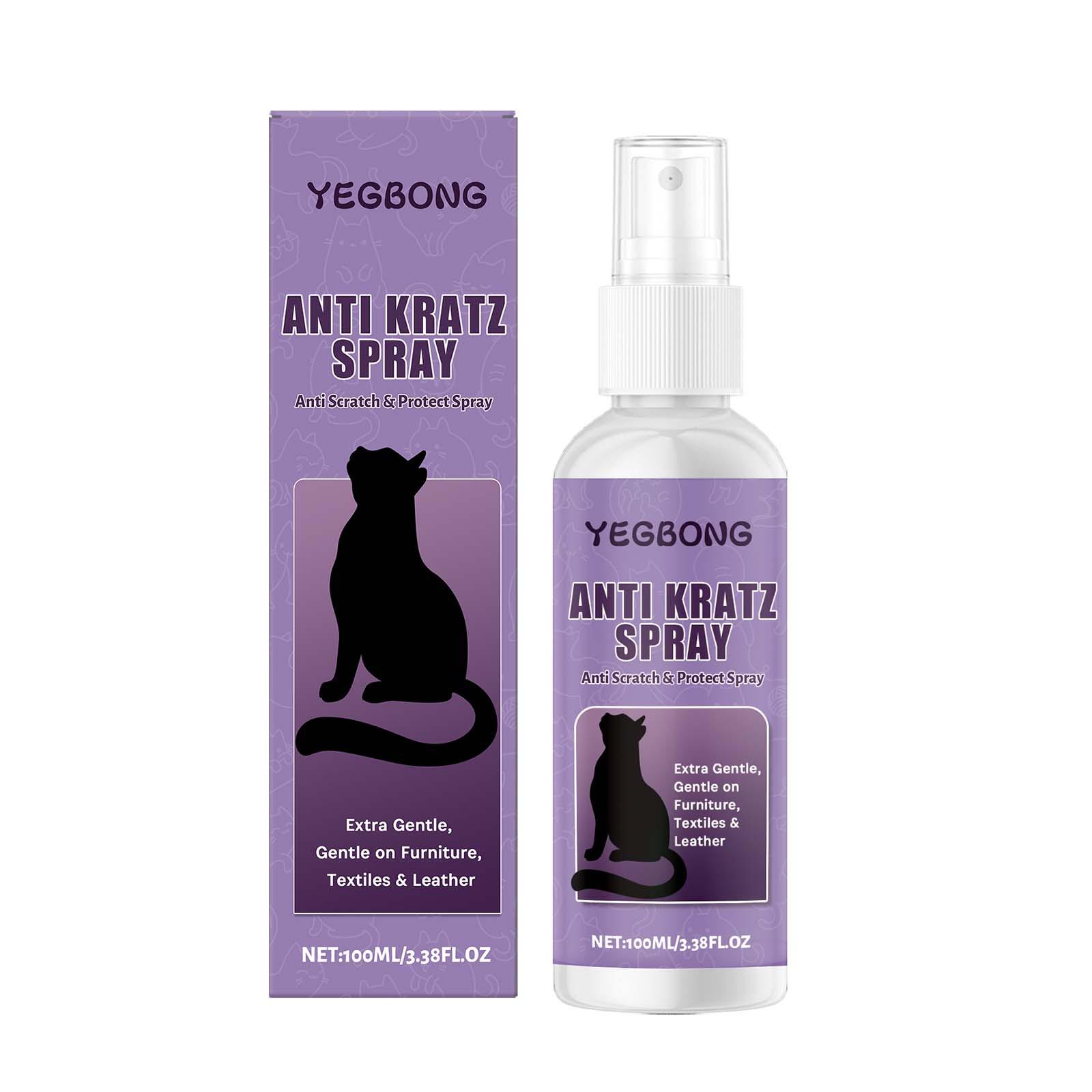 YEGBONG Gentle Pet Anti-Scratch Furniture Spray for Multi-Pet Homes