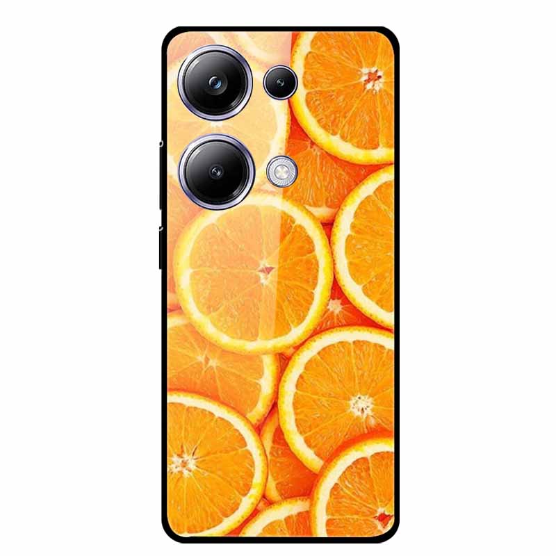 Glass Back Cover For Xiaomi Redmi Note 13 Note13 Pro Case Soft Bumper Hard Tempered Glass Case For Redmi Note 13 Pro Phone Case