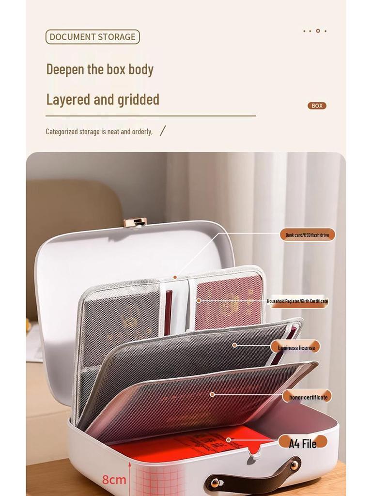 Star You Document Organizer: Home Vaccine Booklet, Family Passport, Instruction Manual, Business License, and Certificate Storage Box.