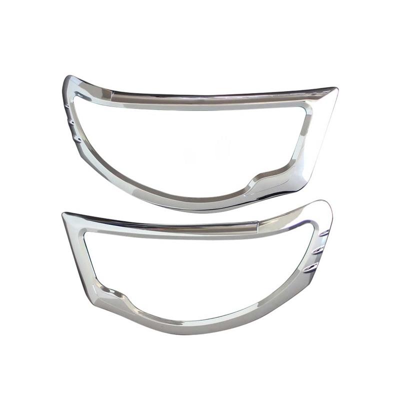 Cars Accessories Front Headlight Cover Frame For Mitsubishi L200 Triton 2006-2014 Car Decoration Styling Upgrade