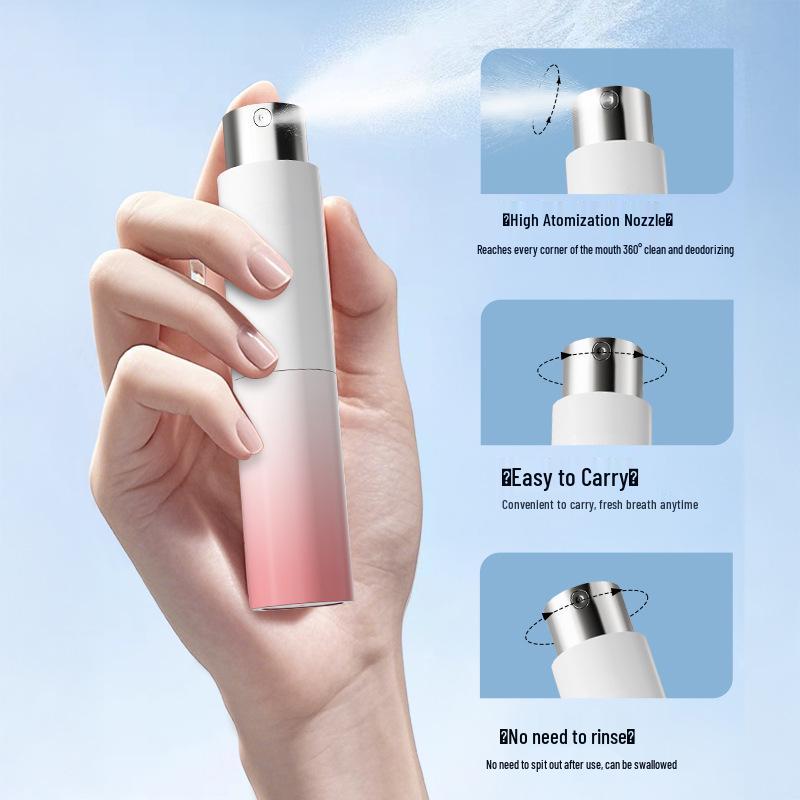 New Portable Breath Freshener Spray for Men & Women, Fresh Scent, Date Spray