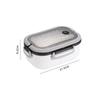 Kitchen Supplies: Single-layer, Double-layer Portable Fruit Food Box, Lunch Box with Fork Spoon and Spoon Preservation Box