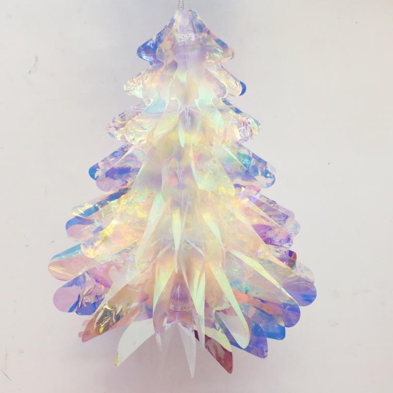Colorful Laser Christmas Tree Ornaments for Parties, Weddings, Birthdays, and Annual Meetings