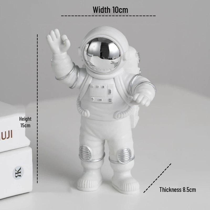Kleiner Astronauten-Anhänger - Weltraummann-Dekoration für Wohnzimmer, Zuhause, Weinschrank oder als Einweihungsgeschenk