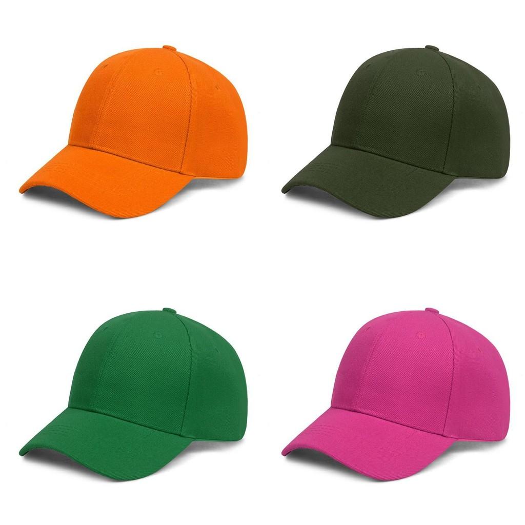 Color Baseball Solid Cap Breathable Headwear Peaked Caps Sunscreen Hat Gift