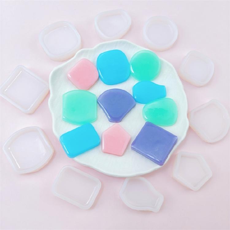Nonstick Silicone Mold Resin Art Projects Moulds Geometric Shapes Craft Supplies Easy Cleaning Suitable for Beginners