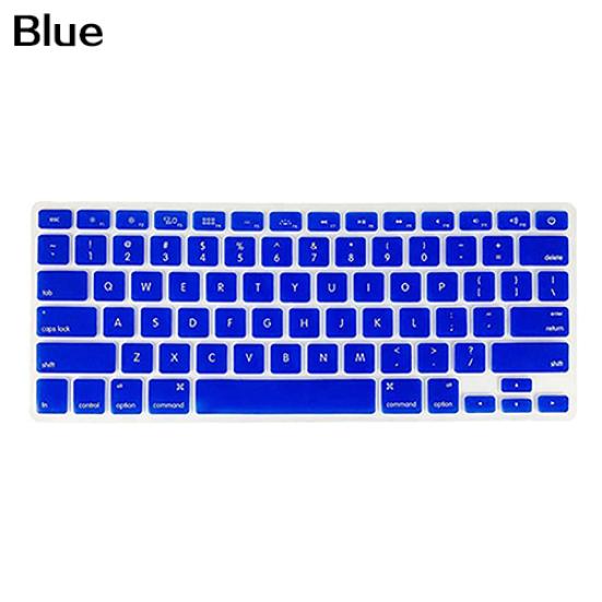 Colorful Soft Silicone Keyboard Cover for Apple Macbook Air Pro US Version Laptop