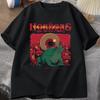 Horror Nie Endend Frosch T-Shirt Alberner Frosch Horror T-Shirt Lustige Meme Grafik T-Shirts Vintage Kurzarm T-Shirts Oberteil