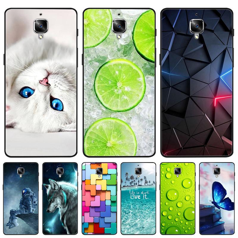 Case For OnePlus 3 3T Cover Black Soft TPU Silicone Back Cover For One plus 3T 3 T Phone Cases for OnePlus3T 1+ 3 1+3T Coques