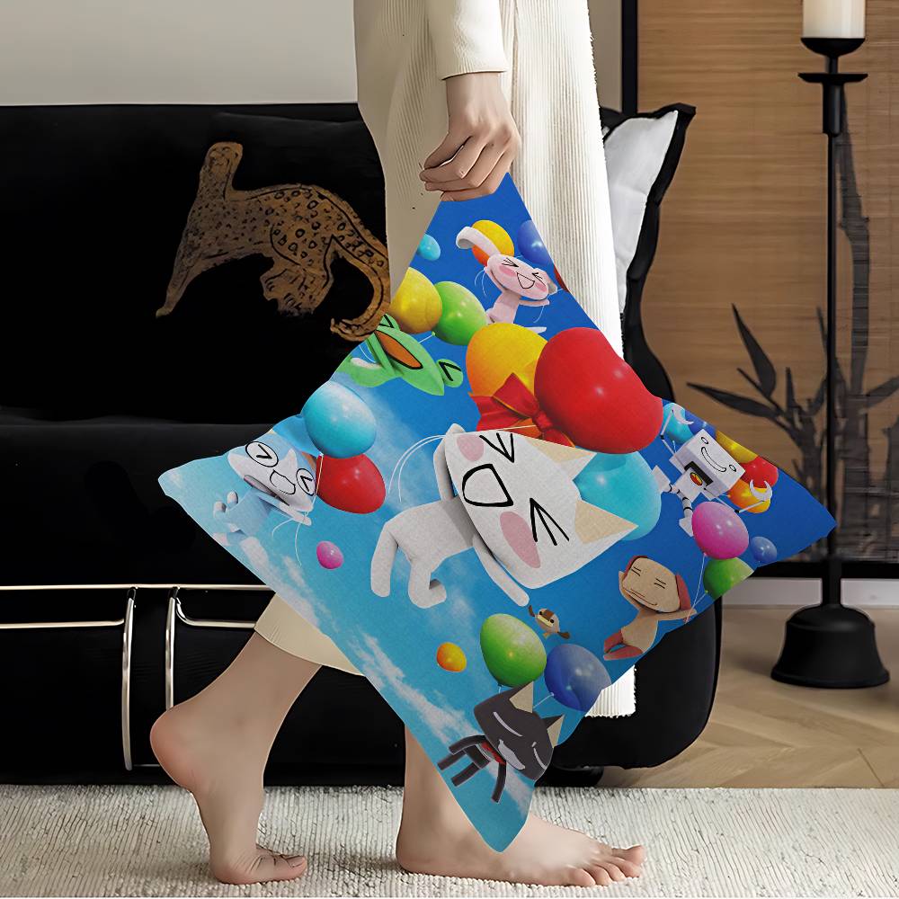 Cartoon Inoue toro Cute Cushion Cover Polyester Sofa Cushions Decorative Throw Pillows Home Decoration Pillowcover