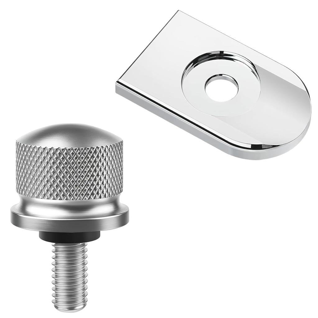 Black Aluminum Alloy Seat Bolt Screw Suitable To for Harley Davidson 1996-2024(1 Pc Bolt)